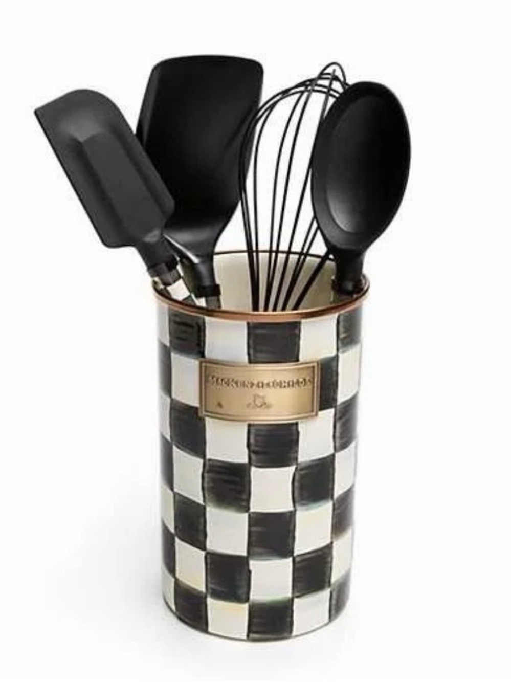 MacKenzie-Childs Utensil Holder with Utensils
